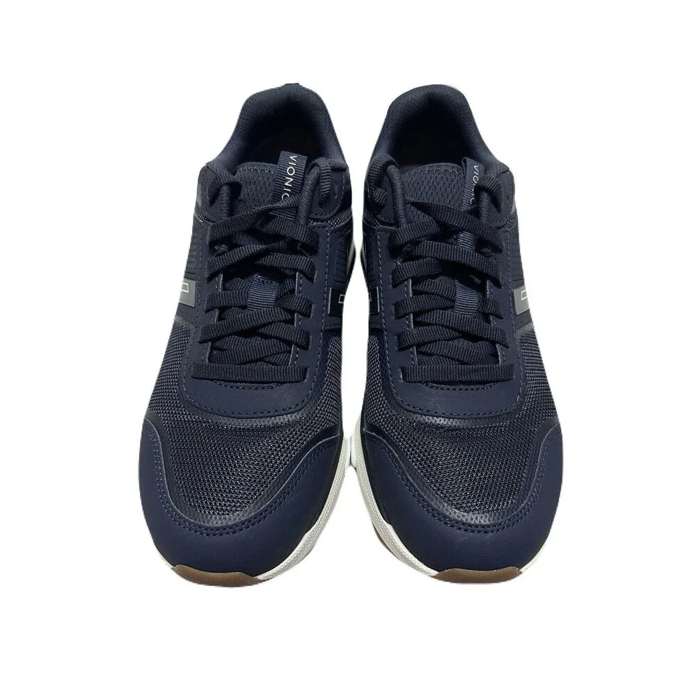 NEW Vionic Walk Strider Womens Size 8.5 Wide Fit Navy Comfort Oxford Sneakers - Picture 2 of 8